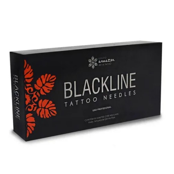 AGULHA BLACK LINE  7RL 0.12MM