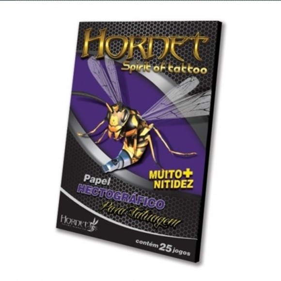 Papel Hectográfico Para Tatuagem Spirit Hornet 25 Unidades