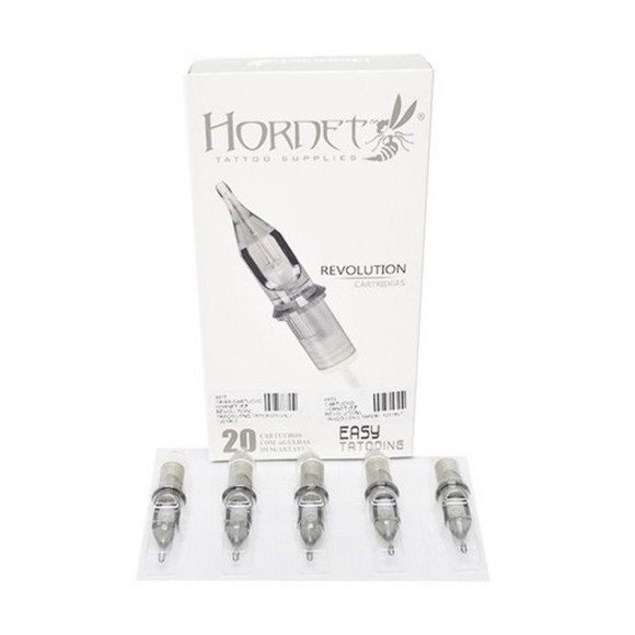 CARTUCHO 03RL 06.MM - IDEAL PARA MICROPIGMENTAÇÃO CX C/ 20 UNDS - HORNET